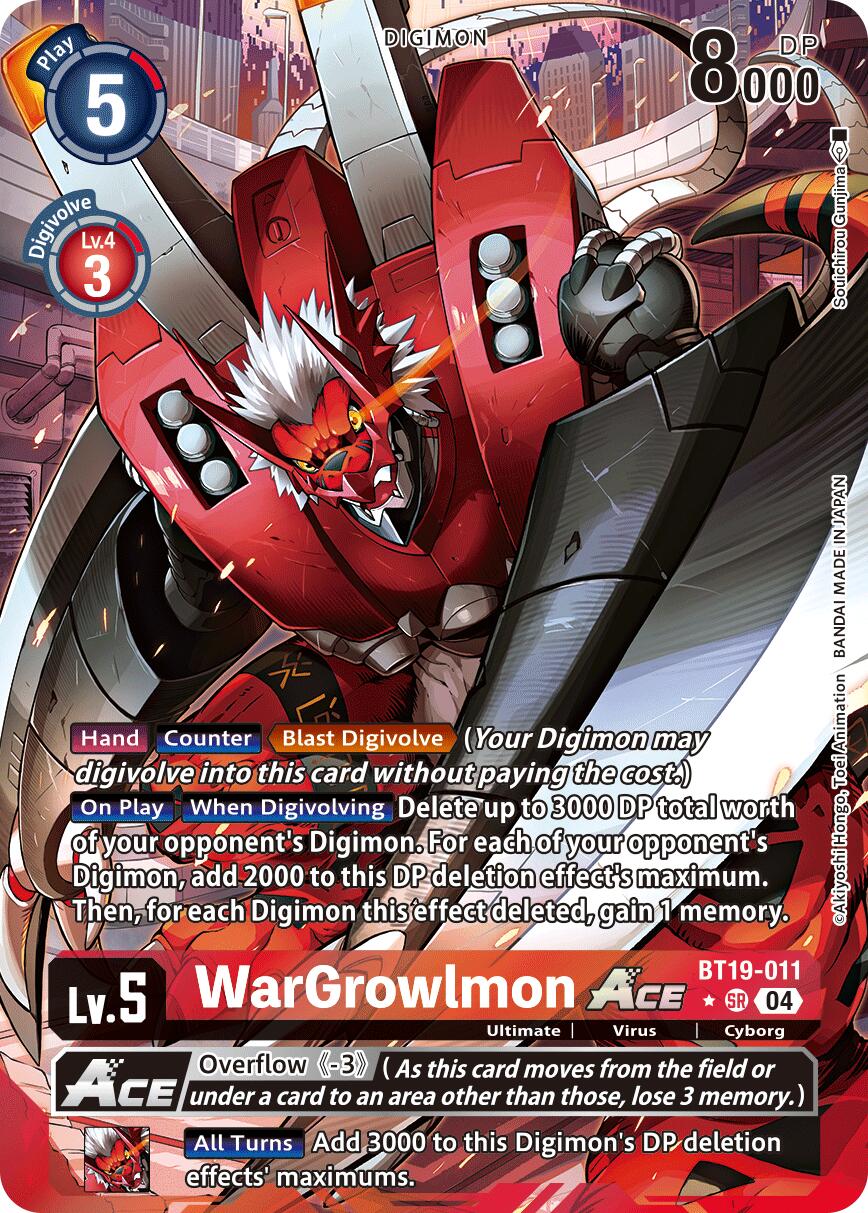 WarGrowlmon ACE [BT19-011] (Alternate Art) [Release Special Booster Ver.2.5] | Enigma On Main