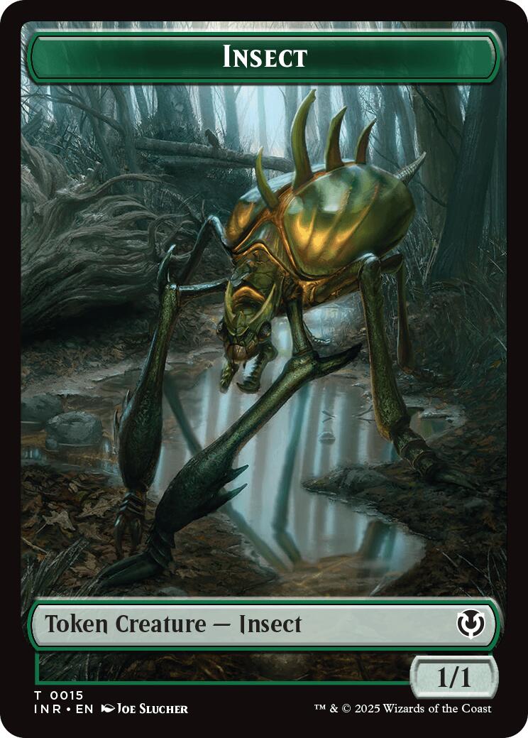 Insect // Spider Double-Sided Token [Innistrad Remastered Tokens] | Enigma On Main