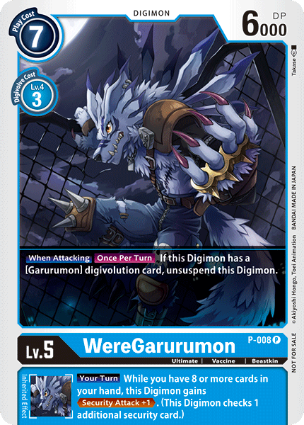 WereGarurumon [P-008] [Promotional Cards] | Enigma On Main