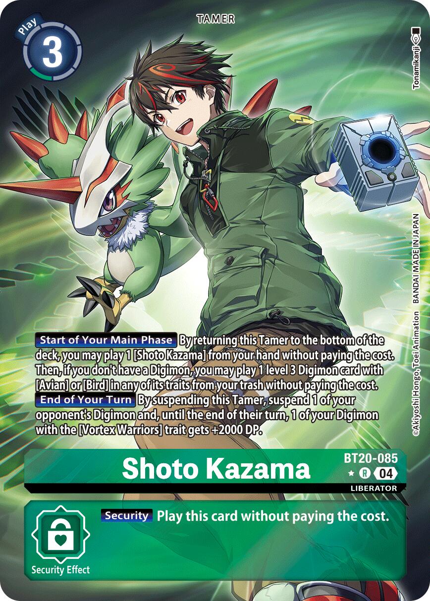 Shoto Kazama [BT20-085] (Alternate Art) [Release Special Booster Ver.2.5] | Enigma On Main