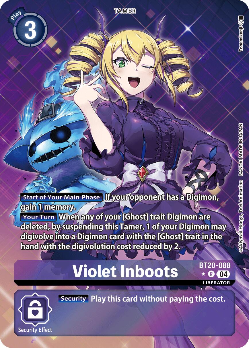 Violet Inboots [BT20-088] - BT20-088 (Alternate Art) [Release Special Booster Ver.2.5] | Enigma On Main