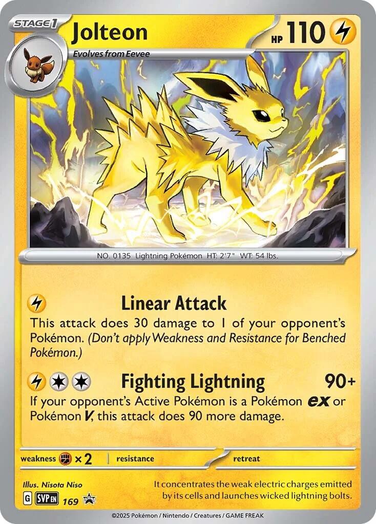 Jolteon (SVP169) [Scarlet & Violet: Black Star Promos] | Enigma On Main