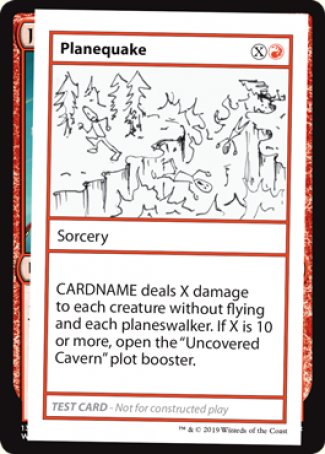 Planequake (2021 Edition) [Mystery Booster Playtest Cards] | Enigma On Main