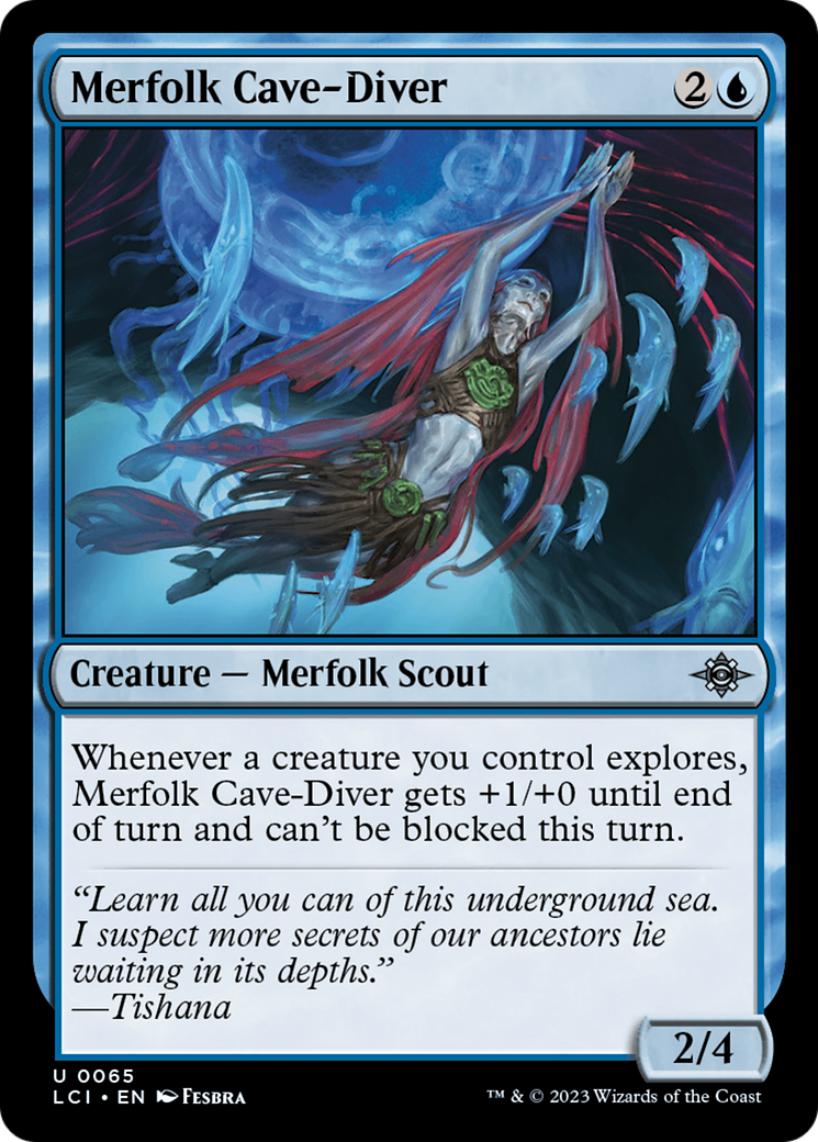 Merfolk Cave-Diver [The Lost Caverns of Ixalan] | Enigma On Main