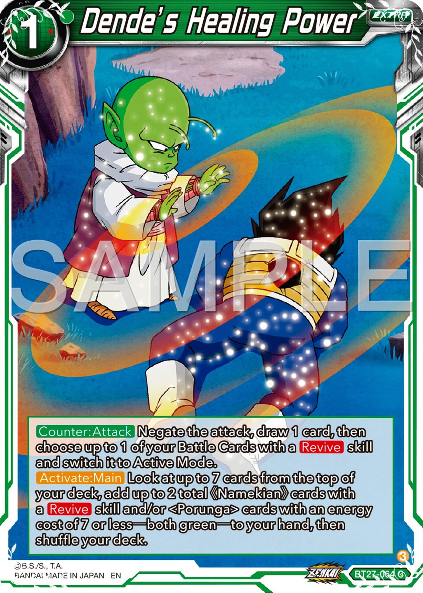 Dende's Healing Power (BT27-064) [History of Z] | Enigma On Main