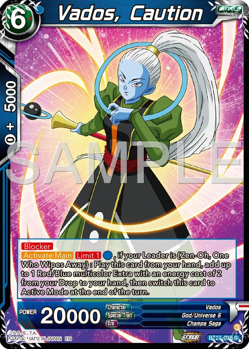 Vados, Caution (BT27-038) [History of Z] | Enigma On Main