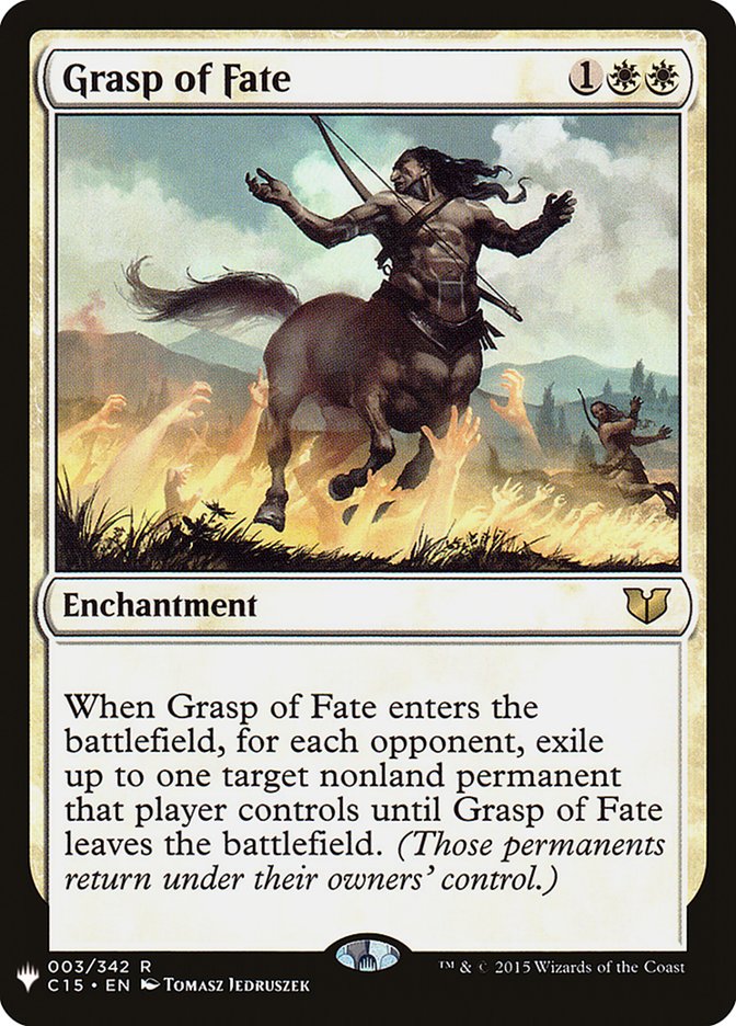 Grasp of Fate [The List] | Enigma On Main