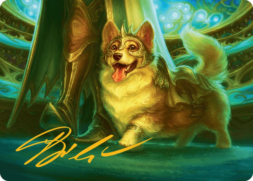District Mascot Art Card (30/54) (Gold-Stamped Signature) [Aetherdrift Art Series] | Enigma On Main