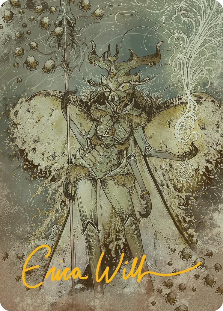 Aatchik, Emerald Radian Art Card (6/54) (Gold-Stamped Signature) [Aetherdrift Art Series] | Enigma On Main