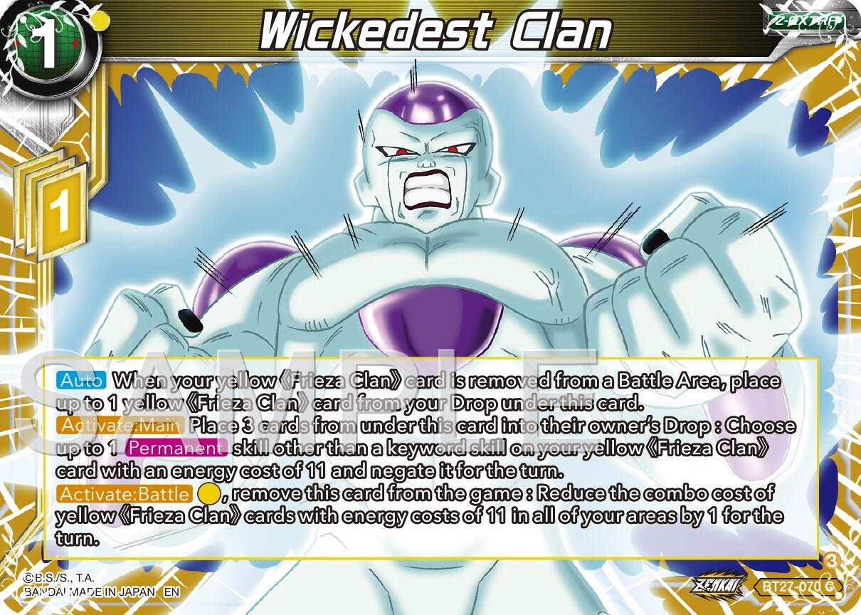 Wickedest Clan (BT27-070) [History of Z] | Enigma On Main