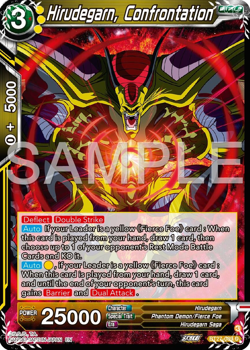 Hirudegarn, Confrontation (BT27-089) [History of Z] | Enigma On Main