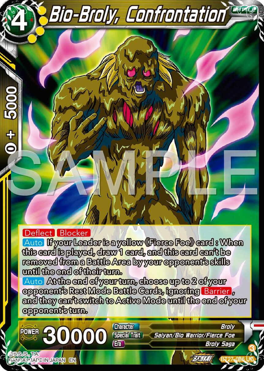 Bio-Broly, Confrontation (BT27-086) [History of Z] | Enigma On Main