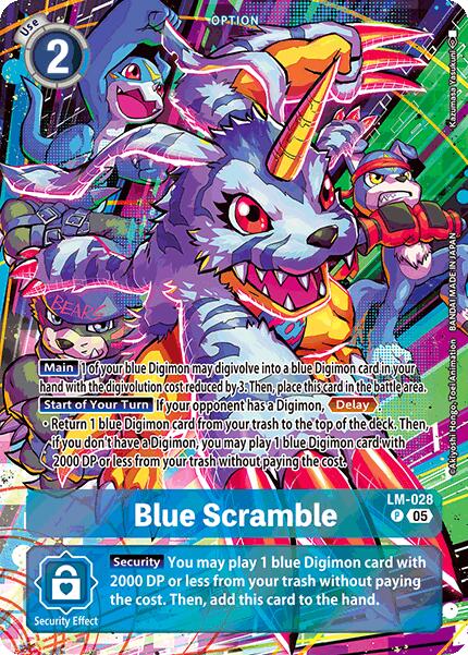 Blue Scramble [LM-028] (Alternate Art) [Starter Deck: Hero of Hope] | Enigma On Main