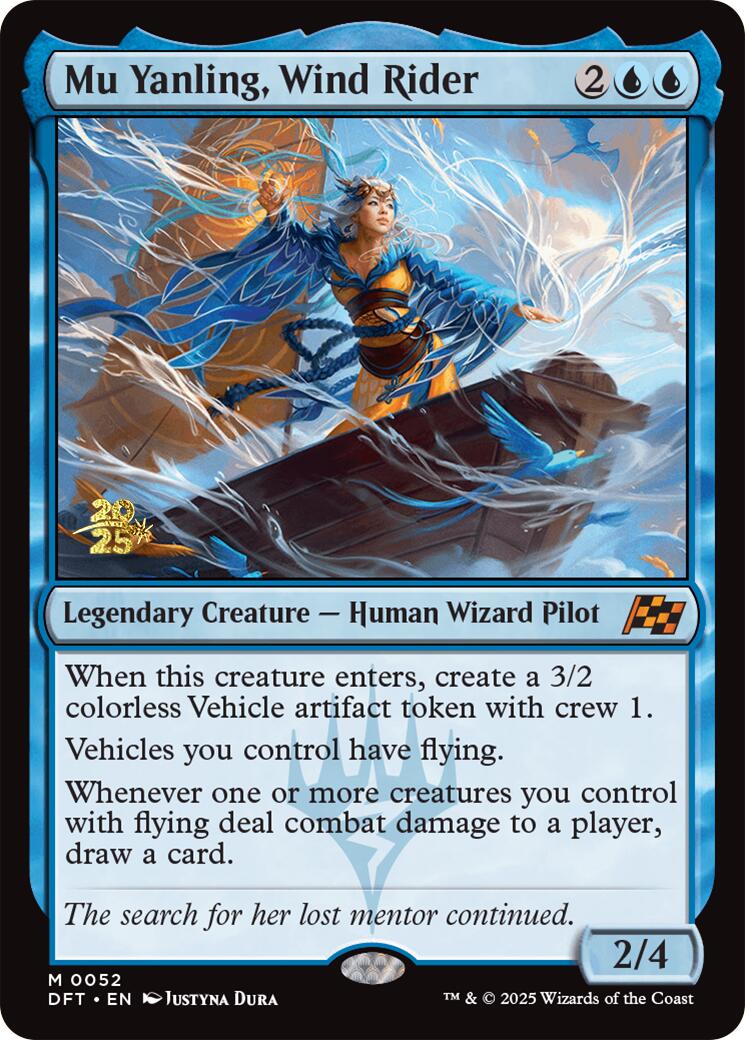 Mu Yanling, Wind Rider [Aetherdrift Prerelease Promos] | Enigma On Main