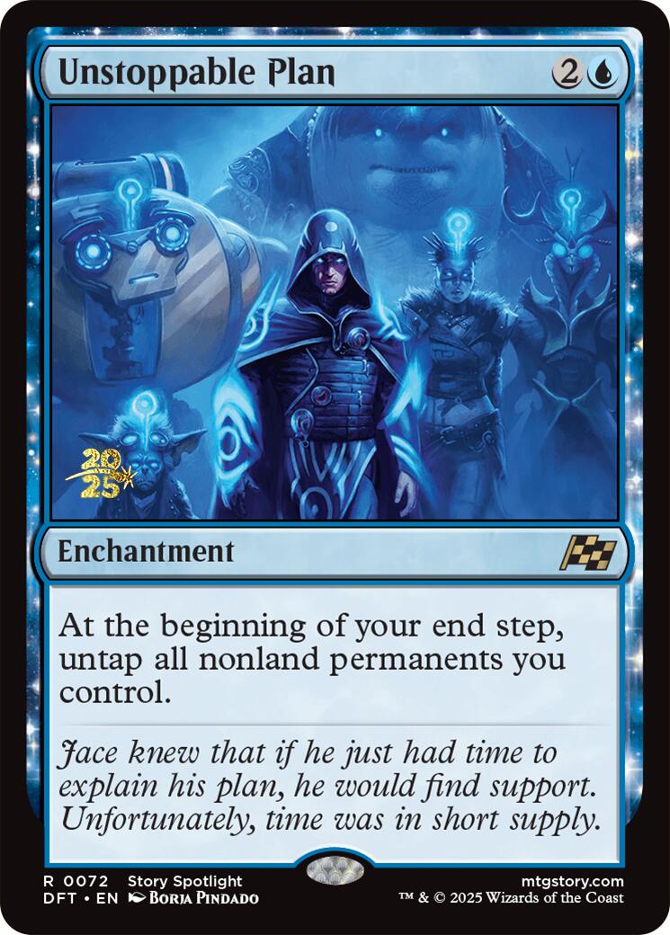 Unstoppable Plan [Aetherdrift Prerelease Promos] | Enigma On Main