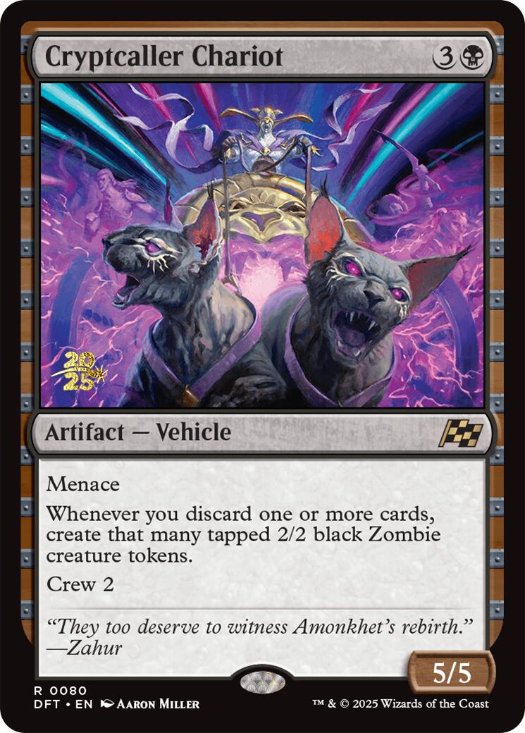 Cryptcaller Chariot [Aetherdrift Prerelease Promos] | Enigma On Main