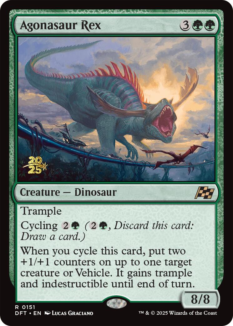 Agonasaur Rex [Aetherdrift Prerelease Promos] | Enigma On Main