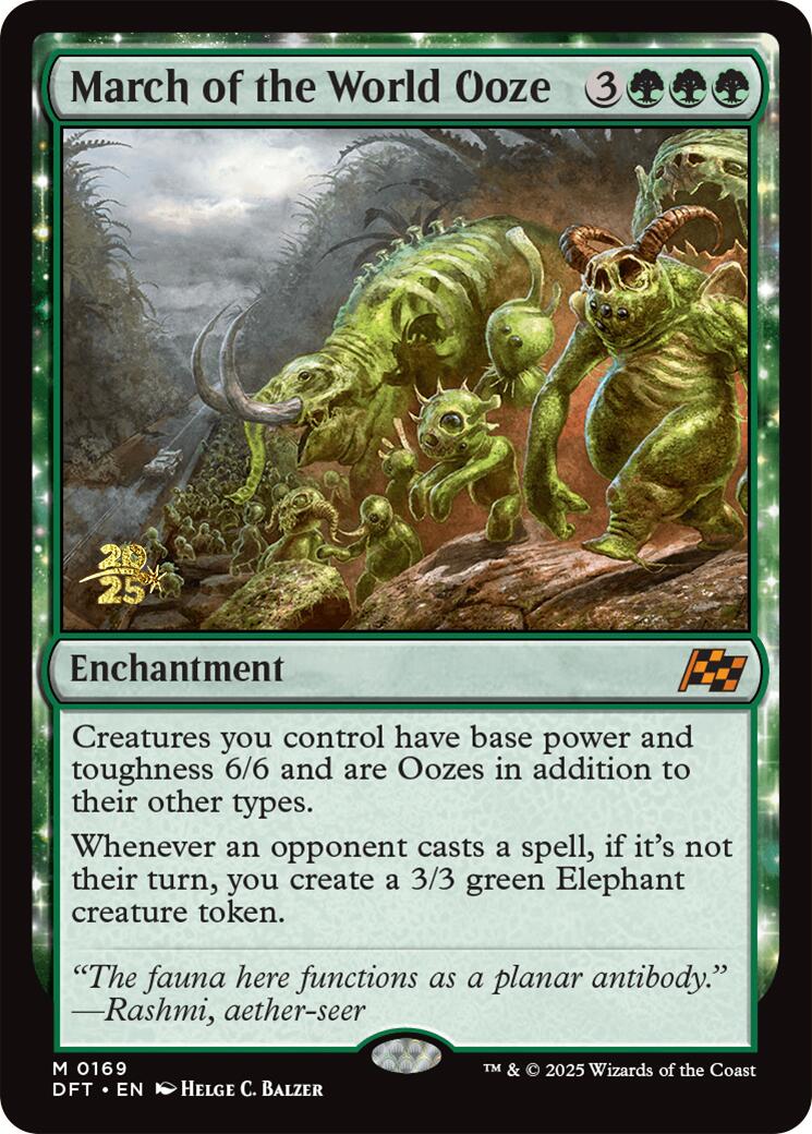 March of the World Ooze [Aetherdrift Prerelease Promos] | Enigma On Main