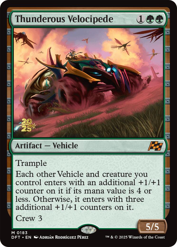 Thunderous Velocipede [Aetherdrift Prerelease Promos] | Enigma On Main