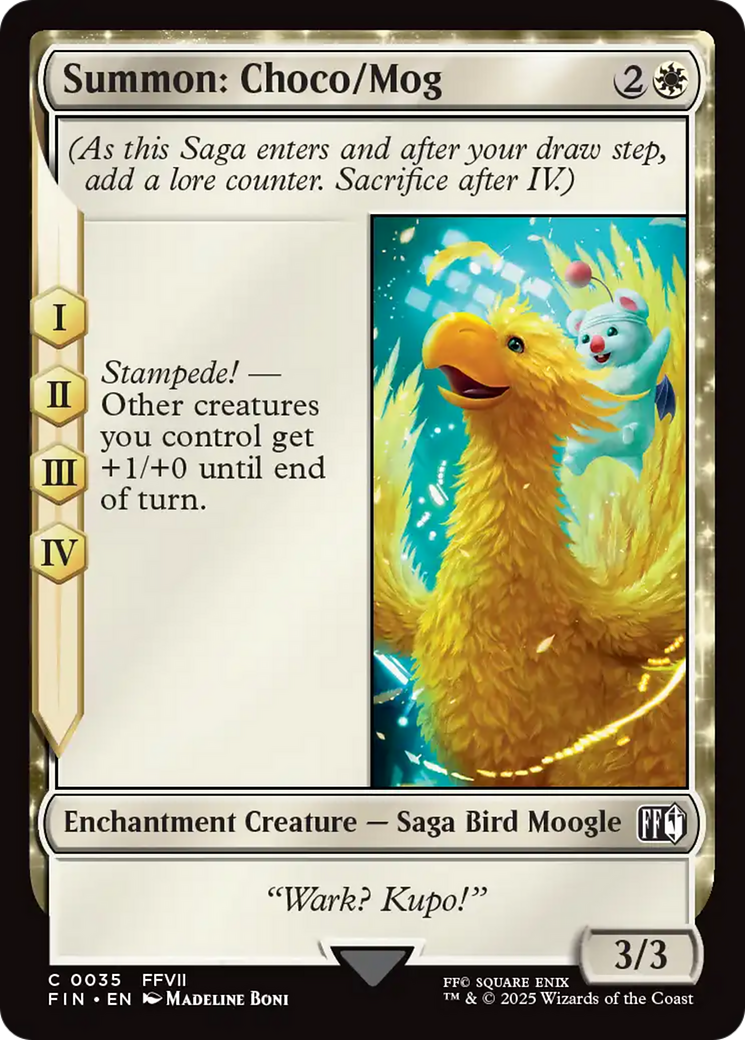 Summon: Choco/Mog [FINAL FANTASY] | Enigma On Main