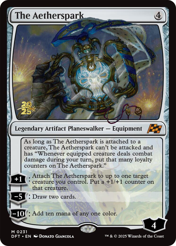 The Aetherspark [Aetherdrift Prerelease Promos] | Enigma On Main