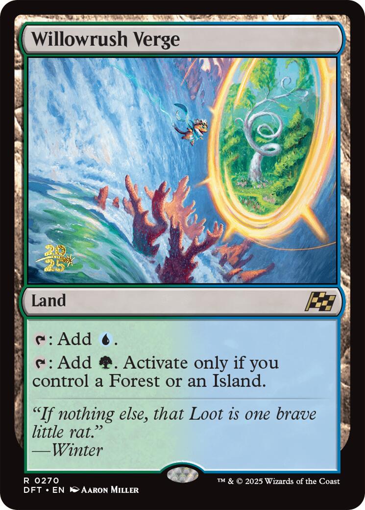 Willowrush Verge [Aetherdrift Prerelease Promos] | Enigma On Main