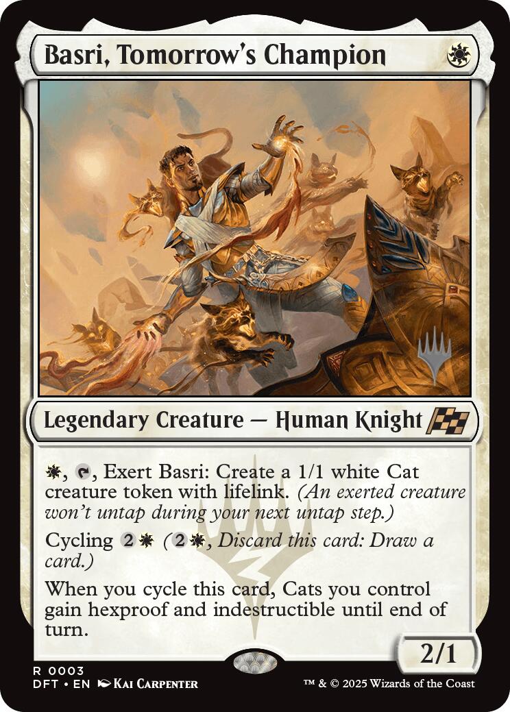 Basri, Tomorrow's Champion [Aetherdrift Promos] | Enigma On Main