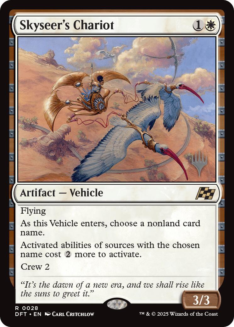 Skyseer's Chariot (Promo Pack) [Aetherdrift Promos] | Enigma On Main