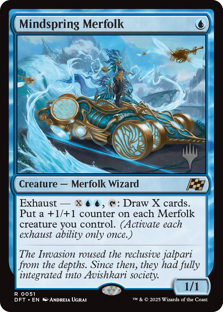 Mindspring Merfolk (Promo Pack) [Aetherdrift Promos] | Enigma On Main