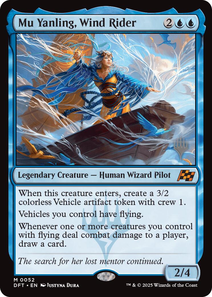 Mu Yanling, Wind Rider (Promo Pack) [Aetherdrift Promos] | Enigma On Main