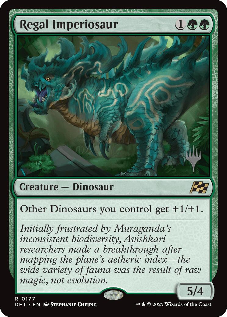 Regal Imperiosaur (Promo Pack) [Aetherdrift Promos] | Enigma On Main