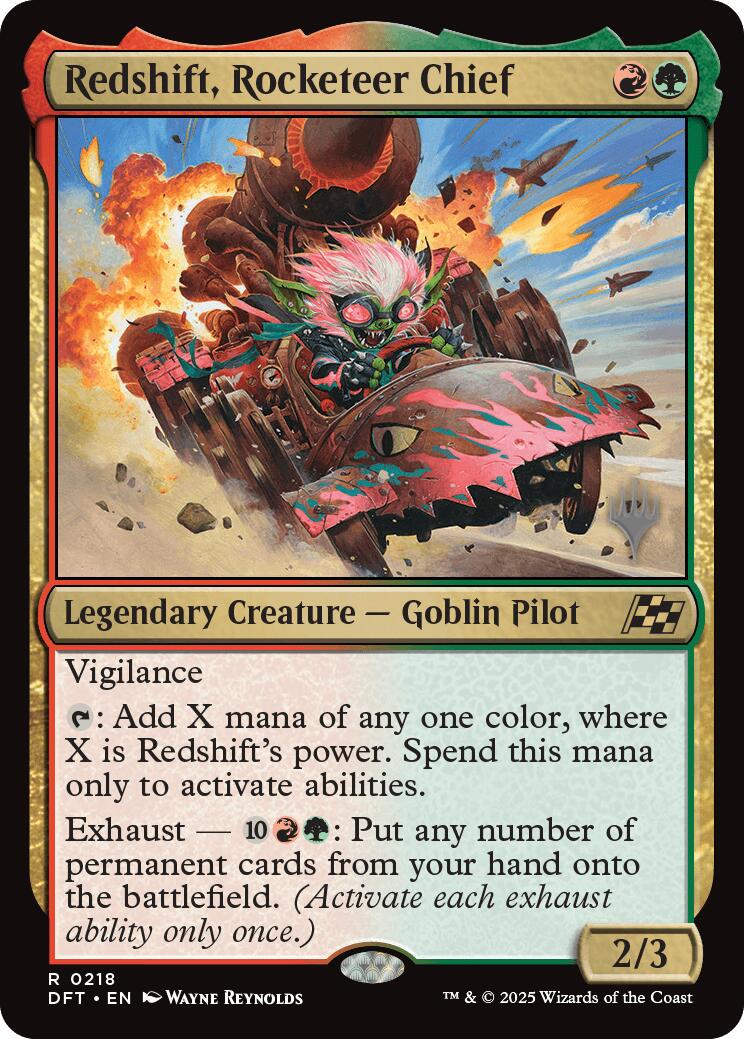 Redshift, Rocketeer Chief (Promo Pack) [Aetherdrift Promos] | Enigma On Main