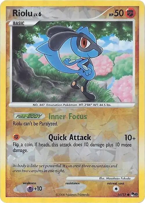 Riolu (016/017) (Cracked Ice Holo) [Miscellaneous Cards] | Enigma On Main