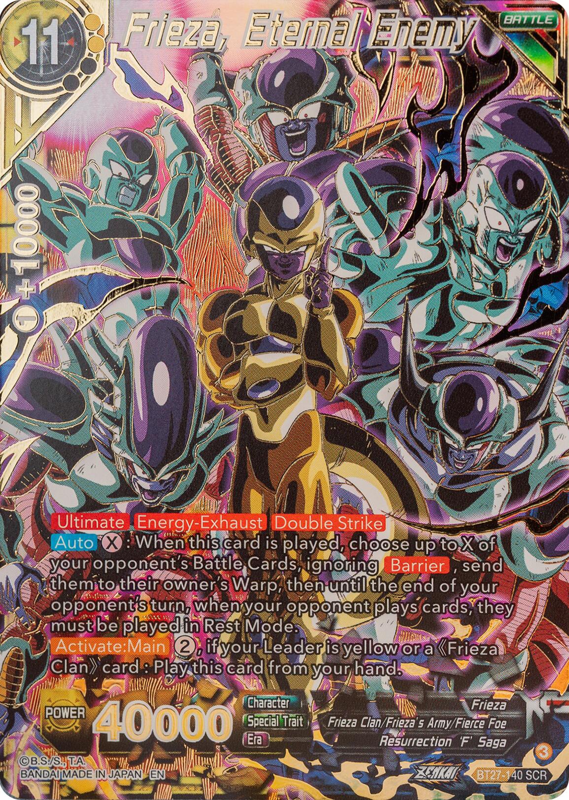 Frieza, Eternal Enemy (BT27-140) [History of Z] | Enigma On Main