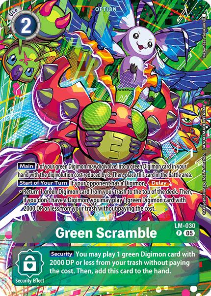 Green Scramble [LM-030] (Alternate Art) [Starter Deck: Protector of Light] | Enigma On Main