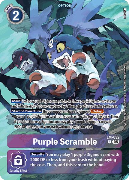 Purple Scramble [LM-032] (Alternate Art) [Starter Deck: Hero of Hope] | Enigma On Main