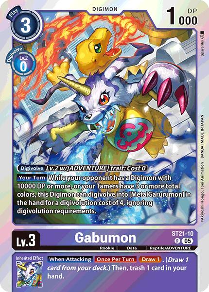Gabumon [ST21-10] [Starter Deck: Hero of Hope] | Enigma On Main