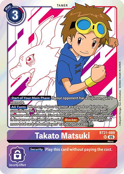 Takato Matsuki [BT21-089] [World Convergence] | Enigma On Main