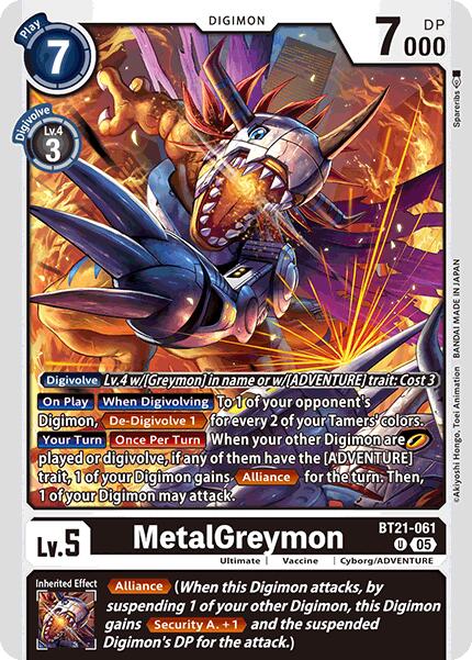 MetalGreymon [BT21-061] [World Convergence] | Enigma On Main