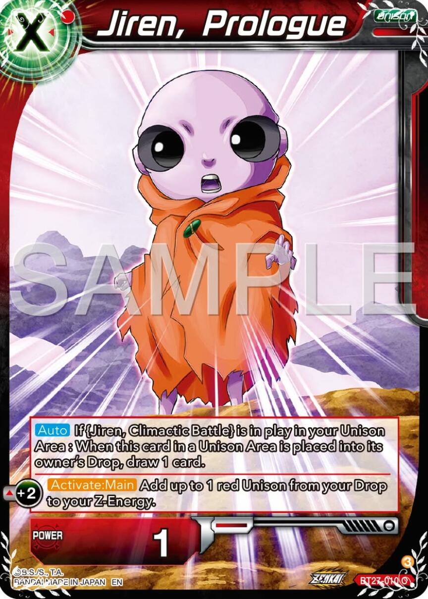 Jiren, Prologue (BT27-010) [History of Z] | Enigma On Main