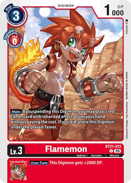 Flamemon [BT21-012] [World Convergence] | Enigma On Main