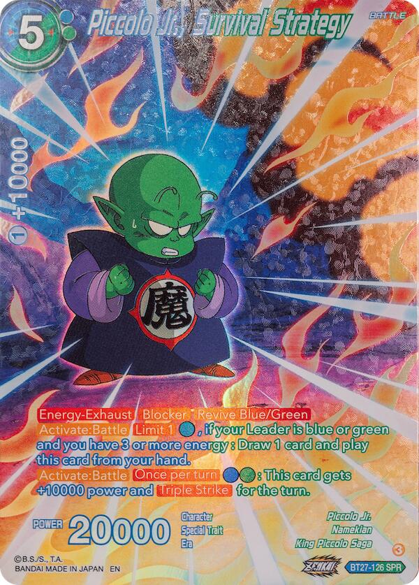 Piccolo Jr., Survival Strategy (SPR) (BT27-126) [History of Z] | Enigma On Main