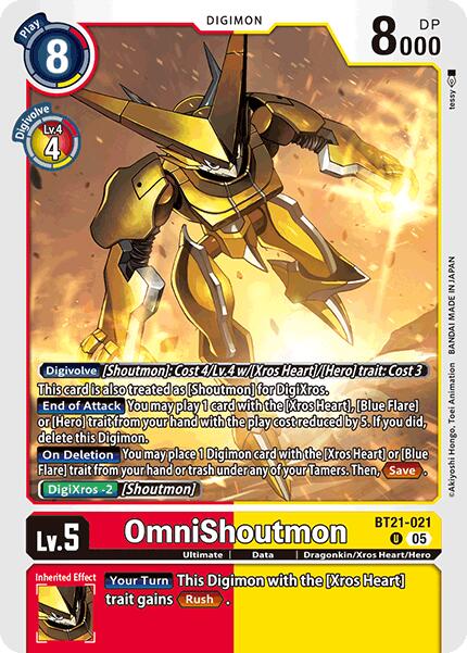 OmniShoutmon [BT21-021] [World Convergence] | Enigma On Main