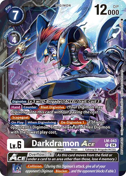 Darkdramon ACE [LM-043] (Limited Card Pack) [World Convergence] | Enigma On Main