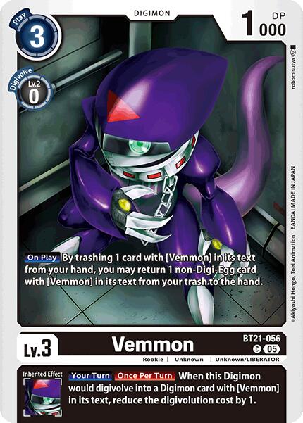 Vemmon [BT21-056] [World Convergence] | Enigma On Main
