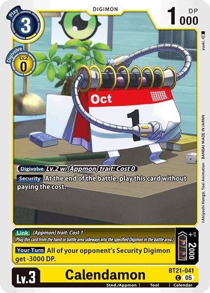 Calendamon [BT21-041] [World Convergence] | Enigma On Main