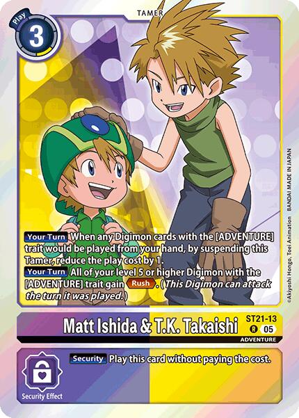 Matt Ishida & T.K. Takaishi [ST21-13] [Starter Deck: Hero of Hope] | Enigma On Main