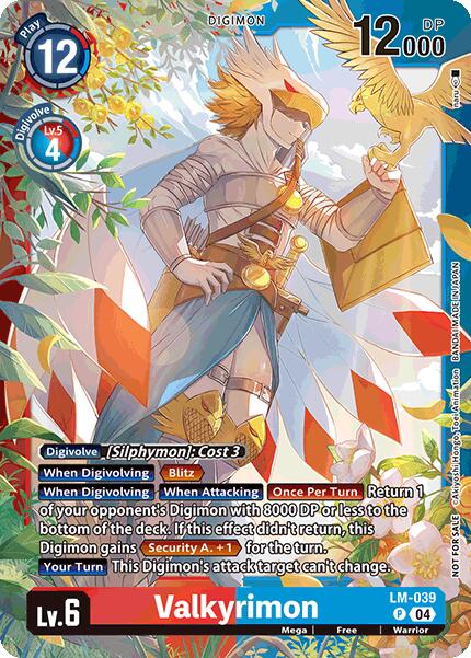 Valkyrimon [LM-039] (Limited Card Pack) [World Convergence] | Enigma On Main