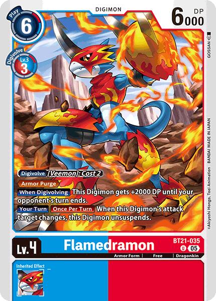 Flamedramon [BT21-035] [World Convergence] | Enigma On Main