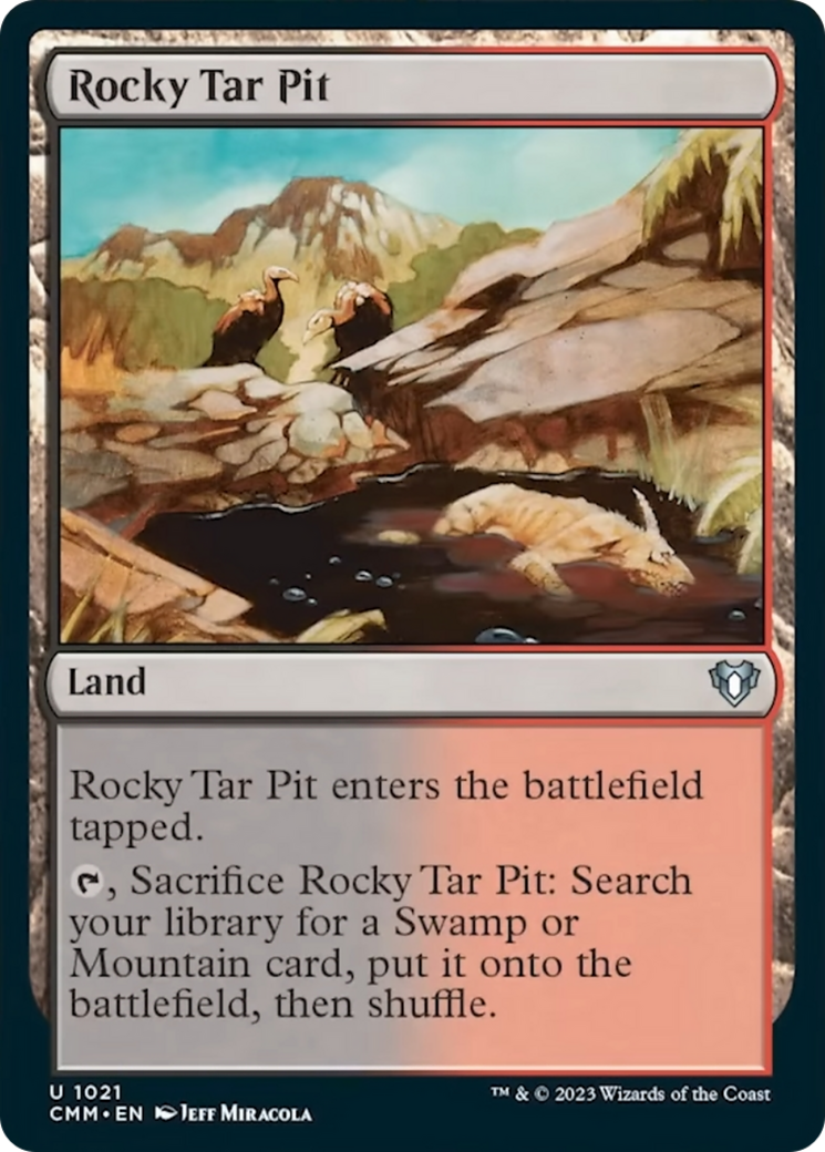 Rocky Tar Pit [Commander Masters] | Enigma On Main